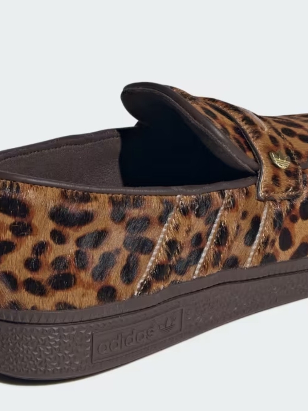 Adidas Women's Leopard Print Loafer - Brown - Picture 5 of 12